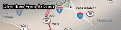 Driving directions from Arizona